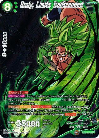 Broly, Limits Transcended (SPR) [BT6-060_SPR] Fashion