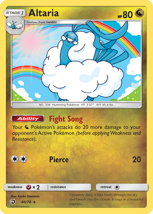 Altaria (40 70) [Sun & Moon: Dragon Majesty] Discount