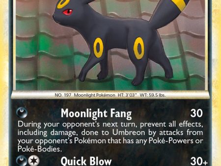 Umbreon (10 90) (Cracked Ice Holo) (Theme Deck Exclusive) [HeartGold & SoulSilver: Undaunted] Sale