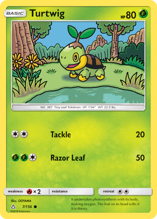 Turtwig (7 156) [Sun & Moon: Ultra Prism] For Sale