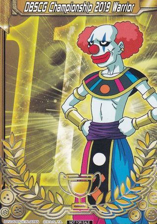 DBSCG Championship 2019 Warrior (Merit Card) - Universe 11  Belmod  (11) [Tournament Promotion Cards] Sale