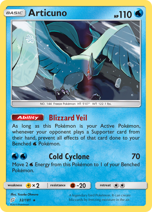 Articuno (32 181) [Sun & Moon: Team Up] Cheap