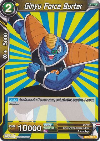 Ginyu Force Burter [BT1-097] For Cheap