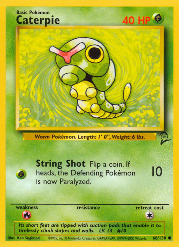 Caterpie (68 130) [Base Set 2] Online Hot Sale