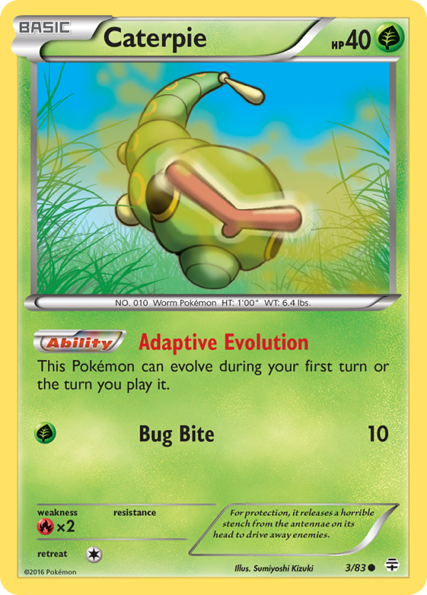 Caterpie (3 83) [XY: Generations] Hot on Sale