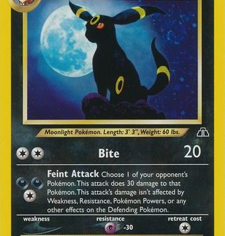 Umbreon (13 75) [Neo Discovery Unlimited] Sale