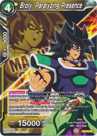 Broly, Paralyzing Presence [P-111] Discount