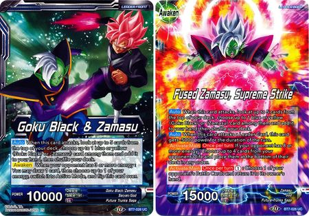 Goku Black & Zamasu    Fused Zamasu, Supreme Strike [BT7-026] For Sale