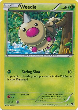 Weedle (1 12) [McDonald s Promos: 2014 Collection] Supply