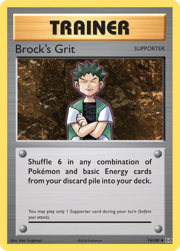 Brock s Grit (74 108) [XY: Evolutions] Online now