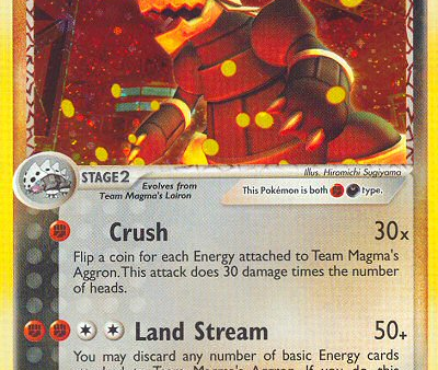 Team Magma s Aggron (7 95) [EX: Team Magma vs Team Aqua] Sale