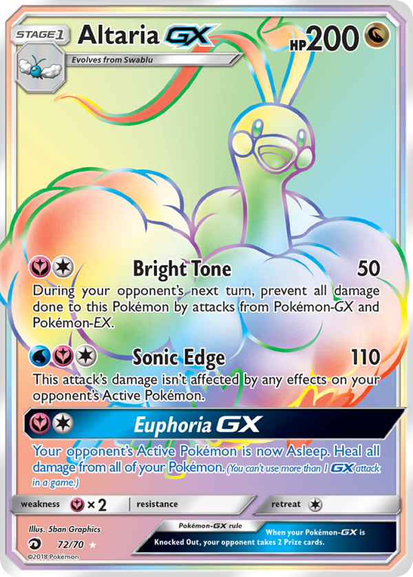 Altaria GX (72 70) [Sun & Moon: Dragon Majesty] For Sale