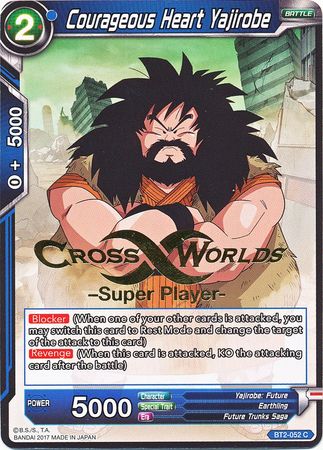 Courageous Heart Yajirobe (Super Player Stamped) (BT2-052) [Tournament Promotion Cards] Fashion