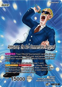 Announcer    Announcer, the Pro Commentator Returns! (P-269) [Promotion Cards] For Discount