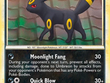 Umbreon (10 90) [HeartGold & SoulSilver: Undaunted] Sale