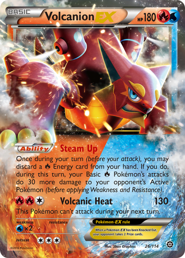 Volcanion EX (26 114) [XY: Steam Siege] Online Hot Sale