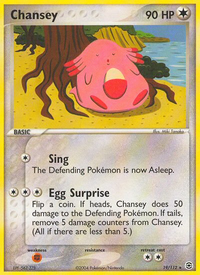 Chansey (19 112) [EX: FireRed & LeafGreen] Online now