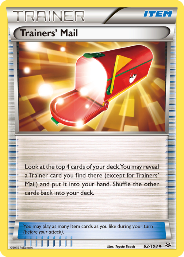 Trainers  Mail (92 108) [XY: Roaring Skies] Supply