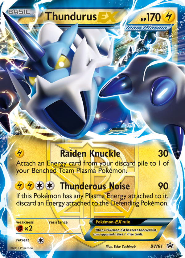 Thundurus EX (BW81) [Black & White: Black Star Promos] Online