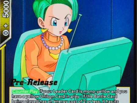 Bulma, Devoted Supporter (BT10-113) [Rise of the Unison Warrior Prerelease Promos] For Sale