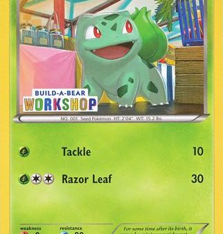 Bulbasaur (1 108) (Build A Bear Workshop Exclusive) [Black & White: Dark Explorers] For Sale