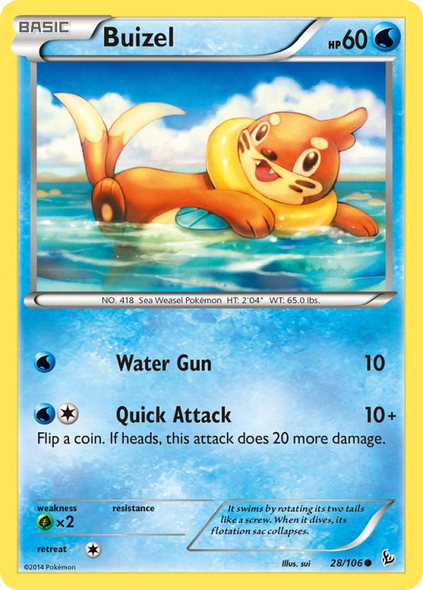 Buizel (28 106) [XY: Flashfire] Fashion