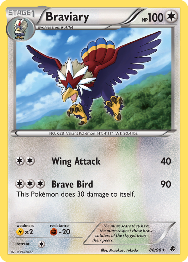 Braviary (88 98) [Black & White: Emerging Powers] on Sale