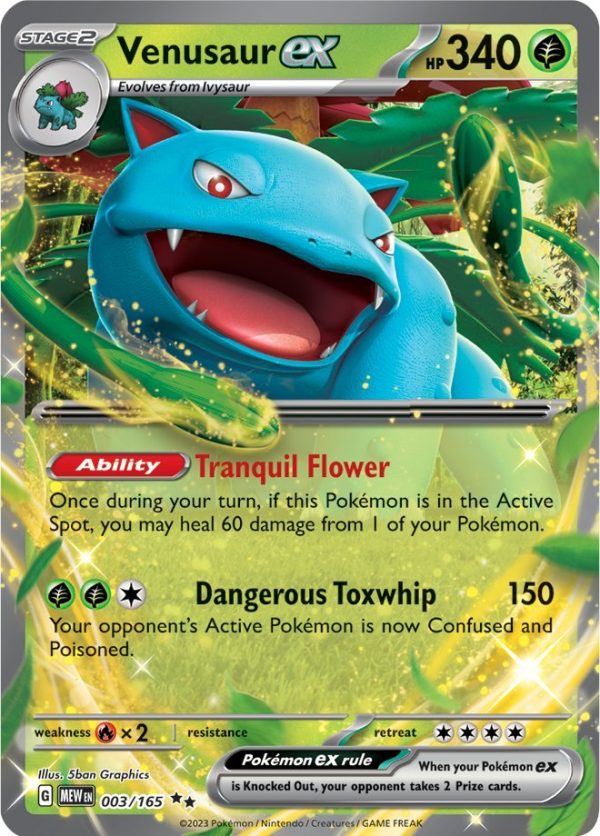 Venusaur ex (003 165) [Scarlet & Violet 151] Sale