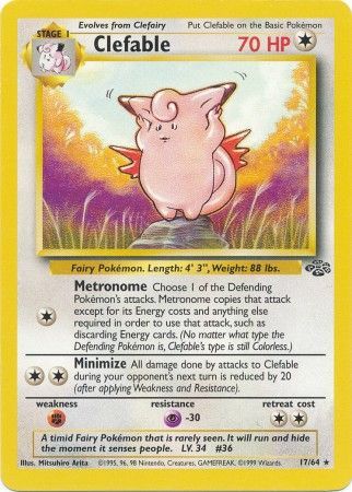 Clefable (17 64) [Jungle Unlimited] Supply