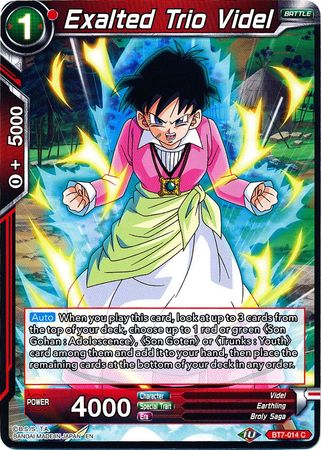 Exalted Trio Videl [BT7-014] Sale