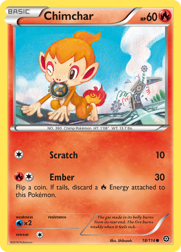 Chimchar (18 114) [XY: Steam Siege] Fashion