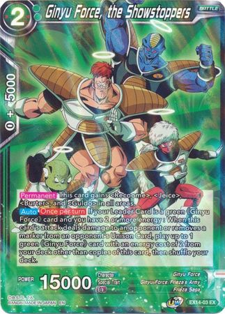 Ginyu Force, the Showstoppers [EX14-03] For Discount