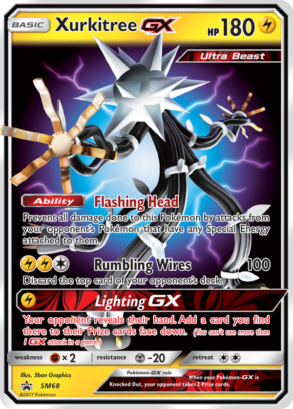 Xurkitree GX (SM68) [Sun & Moon: Black Star Promos] For Sale