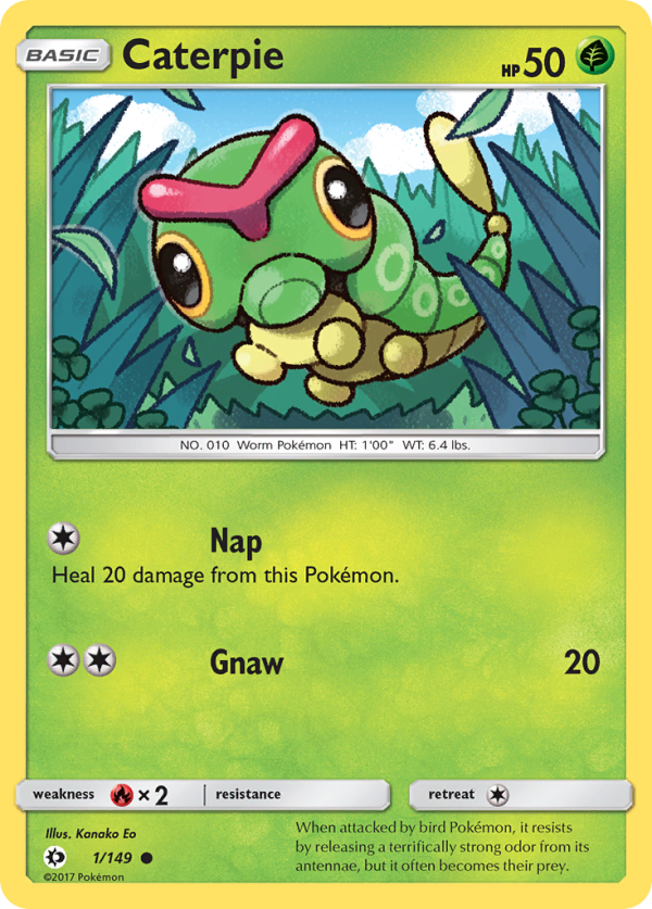 Caterpie (1 149) [Sun & Moon: Base Set] Discount