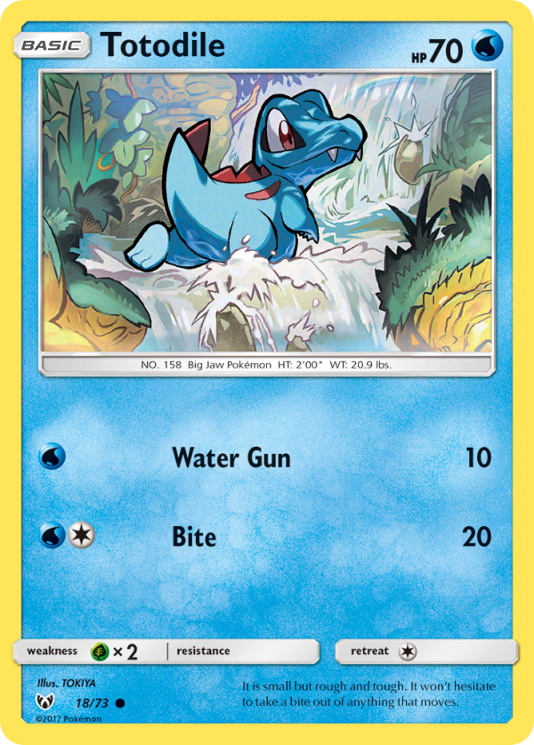 Totodile (18 73) [Sun & Moon: Shining Legends] Online Sale