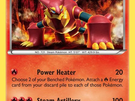 Volcanion (25 114) (Cracked Ice Holo) (Theme Deck Exclusive) [XY: Steam Siege] Online