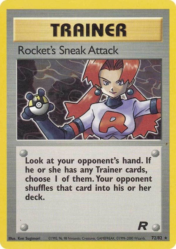 Rocket s Sneak Attack (72 82) [Team Rocket Unlimited] Sale