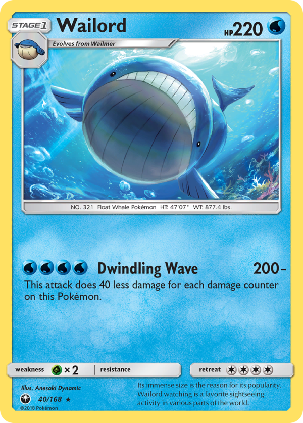 Wailord (40 168) [Sun & Moon: Celestial Storm] Online