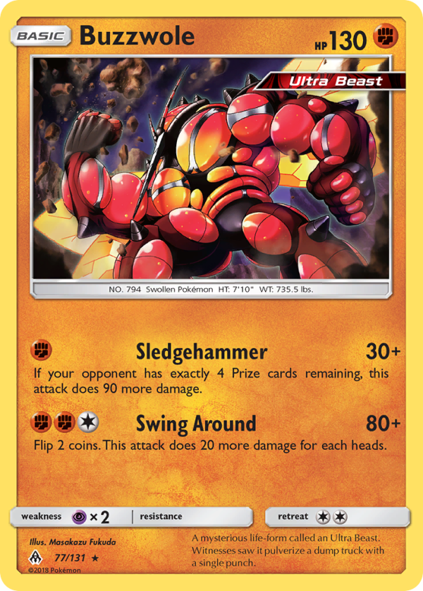 Buzzwole (77 131) [Sun & Moon: Forbidden Light] For Cheap