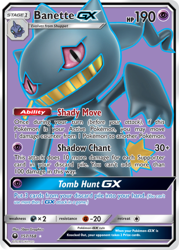 Banette GX (157 168) [Sun & Moon: Celestial Storm] Online Hot Sale