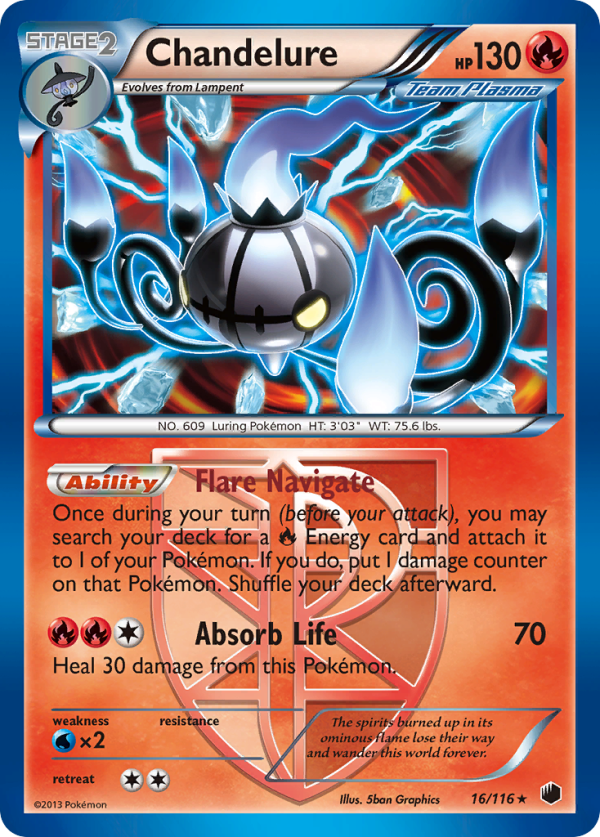 Chandelure (16 116) [Black & White: Plasma Freeze] on Sale