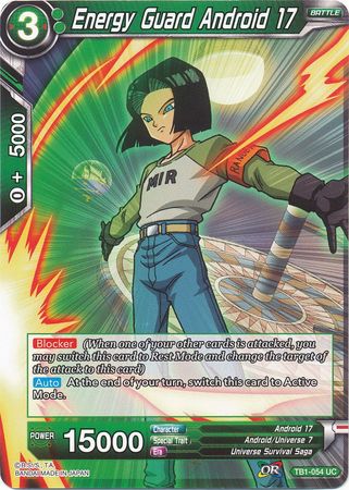 Energy Guard Android 17 [TB1-054] Fashion