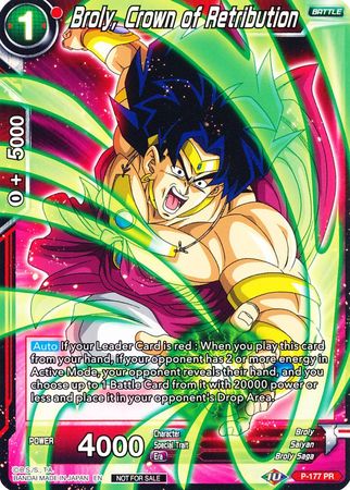 Broly, Crown of Retribution (P-177) [Promotion Cards] Online Sale