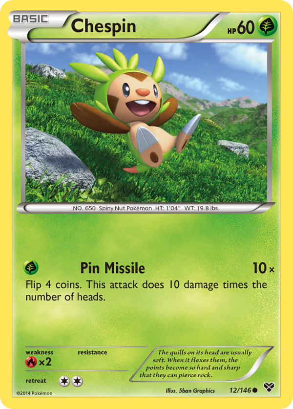 Chespin (12 146) [XY: Base Set] Online Hot Sale