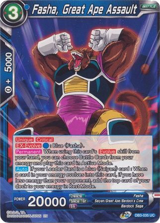 Fasha, Great Ape Assault [DB3-035] For Sale