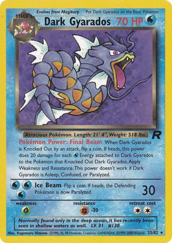 Dark Gyarados (25 82) [Team Rocket Unlimited] Online