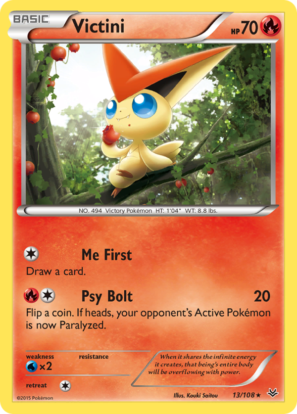 Victini (13 108) [XY: Roaring Skies] on Sale