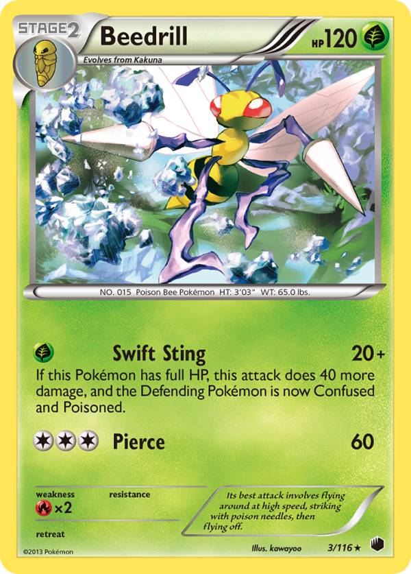 Beedrill (3 116) [Black & White: Plasma Freeze] Cheap