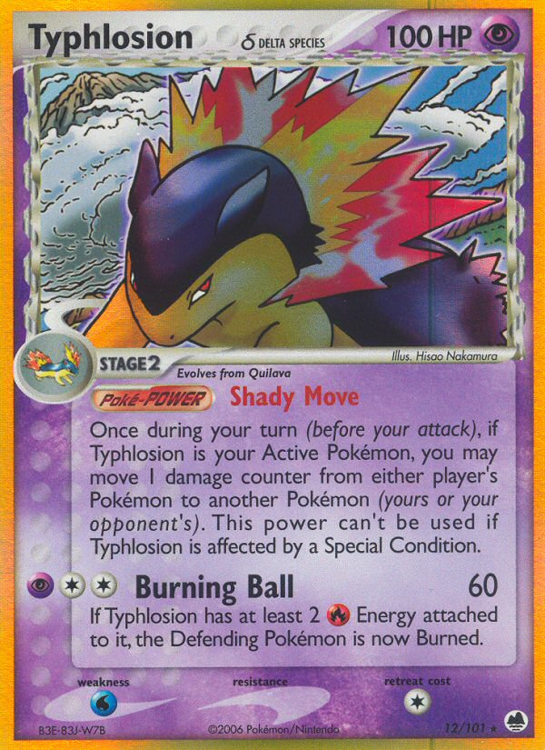 Typhlosion (12 101) (Delta Species) [EX: Dragon Frontiers] For Cheap