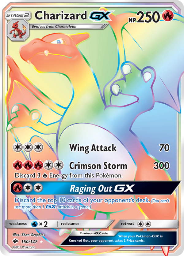 Charizard GX (150 147) [Sun & Moon: Burning Shadows] For Discount